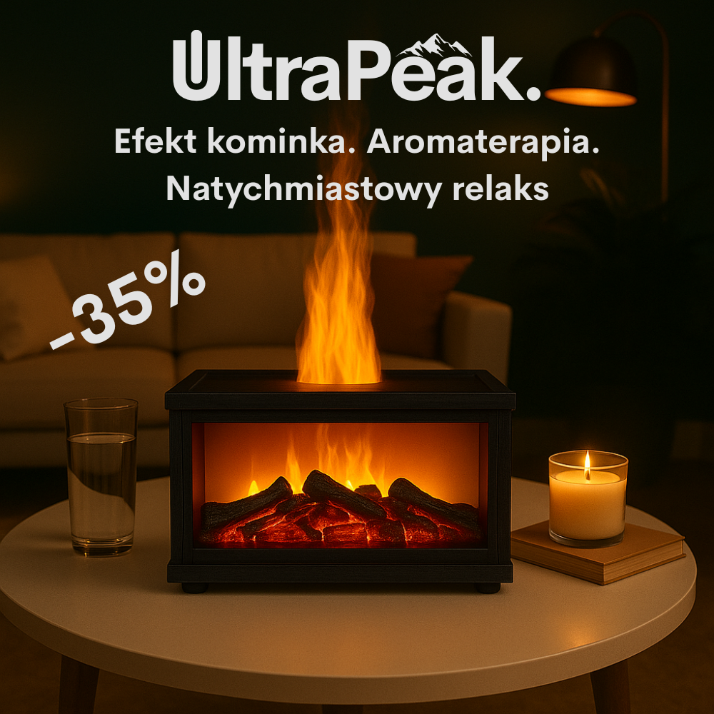 UltraFlamez™ Dyfuzor z Efektem Kominka